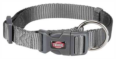 Trixie halsband hond premium grafiet grijs product afbeelding