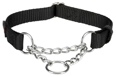 Trixie halsband hond premium choker zwart product afbeelding