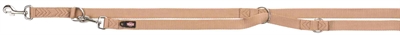 Trixie hondenriem premium verstelbaar nylon karamel product afbeelding