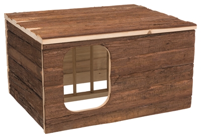 Trixie natural living knaagdierhuis hilke met hooiruif product afbeelding