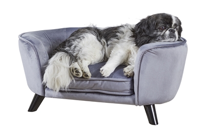 Hondenmand / sofa romy pewter grijs (67,5X40,5X30,5 CM)