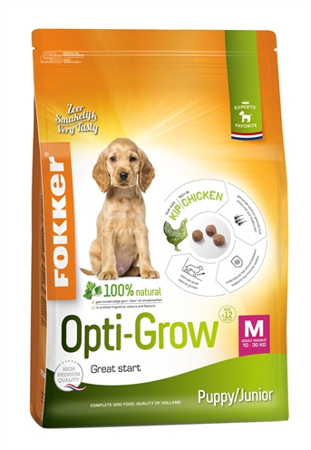 Fokker optigrow puppy / junior medium product afbeelding