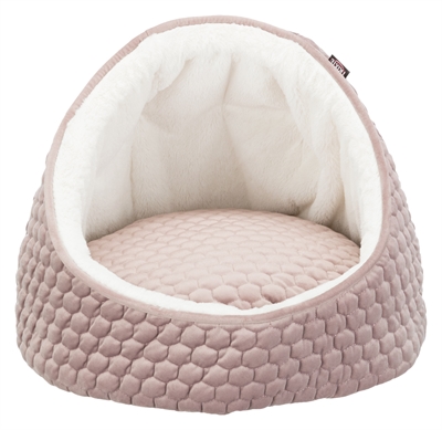 Trixie kattenmand iglo livia roze / creme product afbeelding