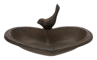 Trixie vogelbad hart gietijzer bruin product afbeelding