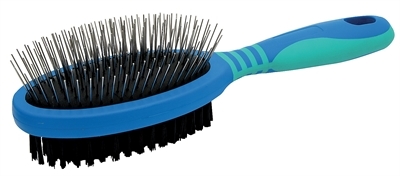 Vivog borstel dubbelzijdig blauw product afbeelding