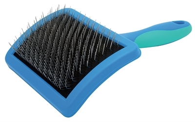 Vivog slickerborstel hard blauw product afbeelding