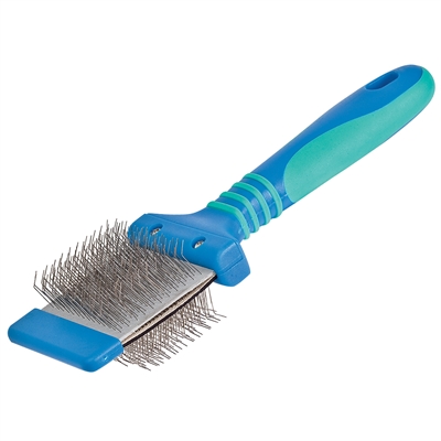 Vivog borstel dubbelzijdig buigbaar blauw product afbeelding