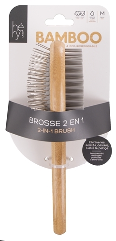 Hery labo borstel 2 in 1 bamboe product afbeelding