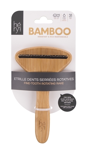 Hery labo roskam fijn met roterende tanden bamboe product afbeelding