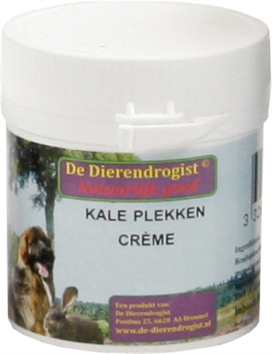 Dierendrogist kale plekken creme product afbeelding