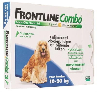 Frontline hond combo spot on 3 pack product afbeelding