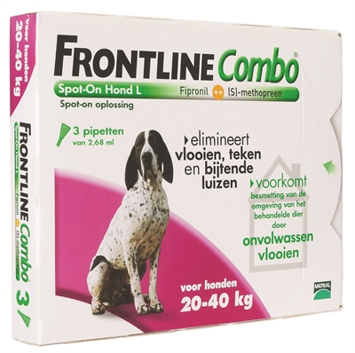 Frontline hond combo spot on 3 pack product afbeelding