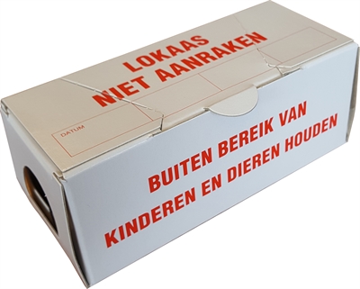 Sorkil muizenlokaas doosje product afbeelding