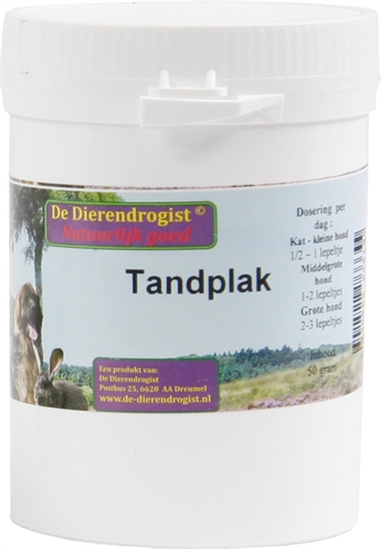Dierendrogist tandplak product afbeelding