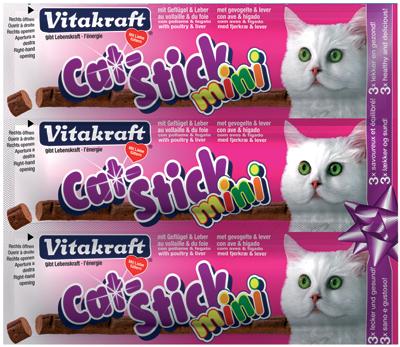 Vitakraft Catstick Mini Gevogelte Met Lever 20 x 3 St product afbeelding