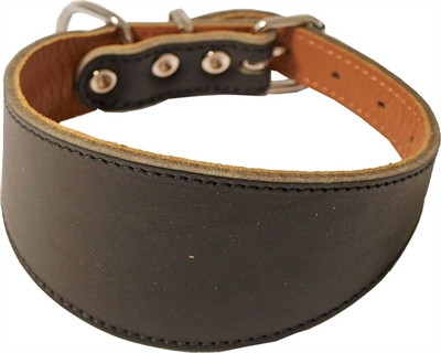 Halsband whippet gevoerd bruin product afbeelding