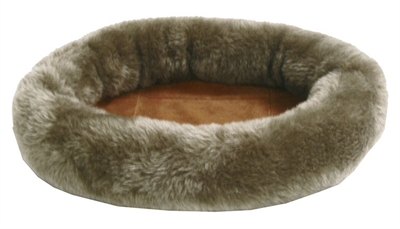 Knaagdier slaapmand luxe bruin/lichtbruin product afbeelding