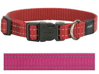 Rogz for Dogs Snake Hondenhalsband Verstelbaar Roze 40 x 1,6 cm product afbeelding