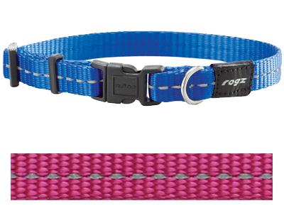 Rogz for Dogs Nitelife Hondenhalsband Verstelbaar Roze 32 x 1,1 cm