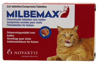 Milbemax tablet ontworming  kat product afbeelding
