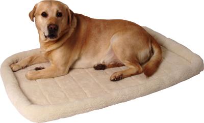 Ligmat voor bench / draadkooi comfort ivoor product afbeelding
