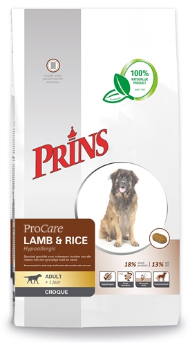 Prins Procare Croque Hypo Allergic Lam/Rijst 2Kg product afbeelding