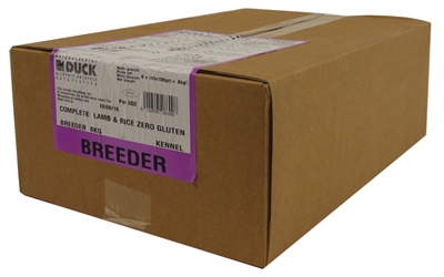 Duck Lam/rijst Compleet Breeder 8 Kg product afbeelding
