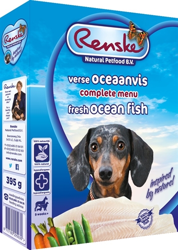 Renske Vers Vlees Hondenvoer - Vis - 1  x 395 gr