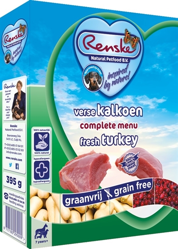Renske Vers Vlees Kalkoen 10x395Gr Grootverpakking product afbeelding