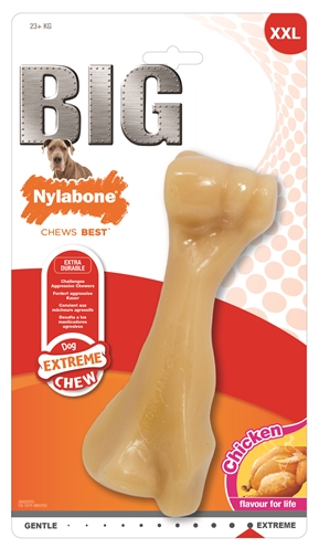 Nylabone extreem harde bijter big chew beefbone product afbeelding