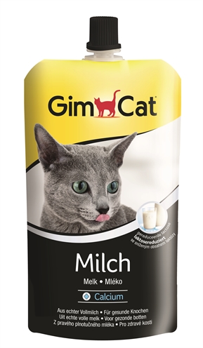 Gimcat Kattenmelk Pouch Hersluitbaar 200 Ml product afbeelding