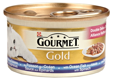 Gourmet Gold Luxe Mix Zeevis/spinazie 24x85 Gr product afbeelding