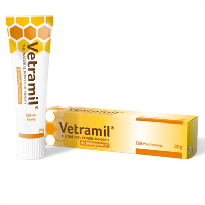 Vetramil honingzalf met cardiospermum product afbeelding