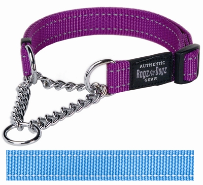 Rogz for Dogs  Fanbelt Choker Verstelbaar Turquoise 56 x 2 cm product afbeelding