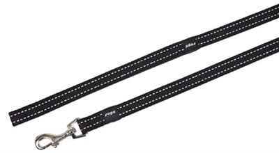 Rogz for dogs snake lijn zwart product afbeelding