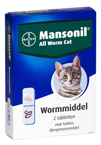 Mansonil kat all worm tabletten product afbeelding