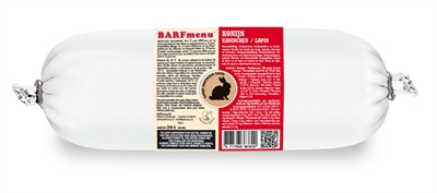 Barfmenu Konijn 250 Gr product afbeelding