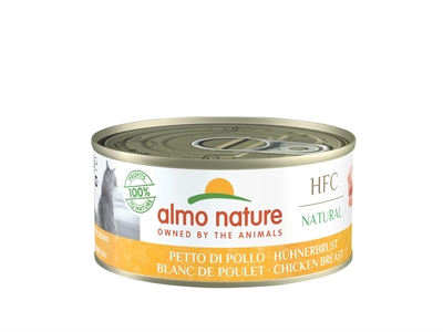 Almo Nature Cat Kippenborst 24x70 Gr product afbeelding