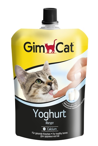 Gimcat Yoghurt Pouch Voor Katten 150 Gr product afbeelding