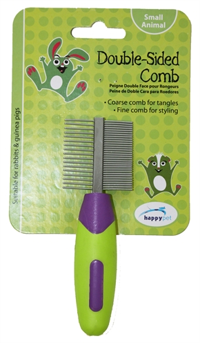 Happy pet knaagdier double sided comb product afbeelding