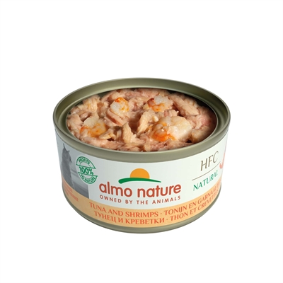 Almo Nature Cat Tonijn/garnalen 24x70 Gr