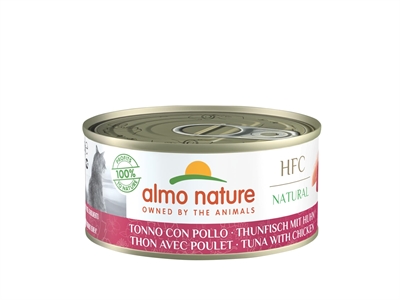 Almo Nature Cat Tonijn/kip 24x70 Gr