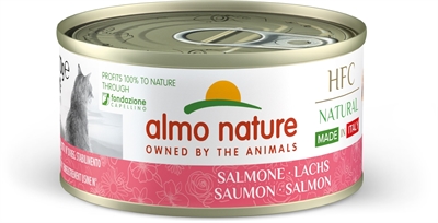 Almo Nature Cat Zalm 24x70 Gr