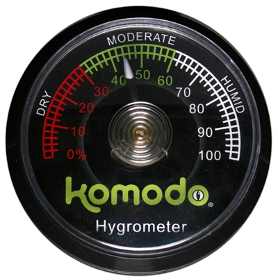 Komodo hygrometer analoog product afbeelding