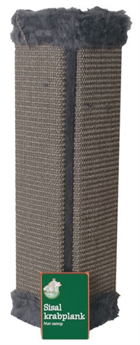 Sisal hoek krabplank met pluche