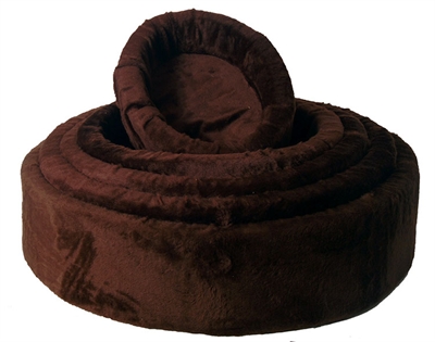 Teddy hondenmand bruin product afbeelding