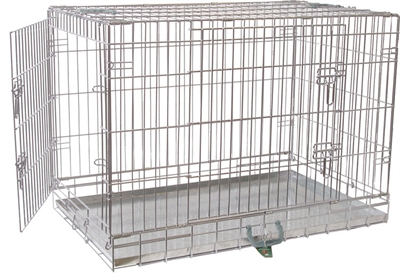 Draadkooi 2deurs verzinkt product afbeelding