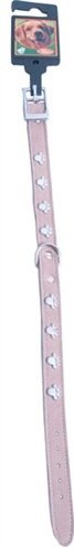 Halsband nubuck met poot grijs product afbeelding