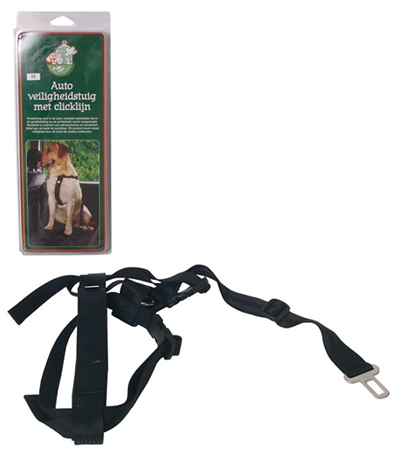 Nylon tuig met gordelsluiting zwart product afbeelding