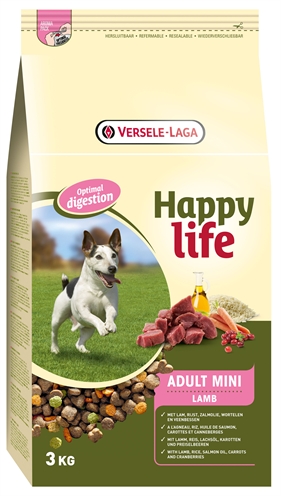 Happy Life Adult Mini Lamb 3 Kg product afbeelding